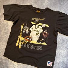 Vintage Pittsburgh Pirates Baseball T Shirt Nutmeg Made in USA Large