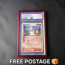 PSA 9 - Charmander 113/112 2004 Fire Red Leaf Green Holo SWIRL Pokemon Card