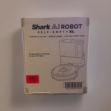Shark AI Robot Robotic Vacuum Self-Empty XL, HEPA, Detect & Avoid, Black