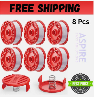 8 Pcs CMZST0653 Weedeater String Compatible with Craftsman Weed Wacker, 30Ft 0.0