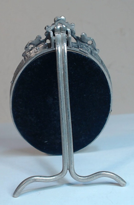 Vtg USA Elias-1982 Pewter/ 925 Fine Sterling Silver Ornate Picture