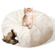 Cat Tunnel Bed for Indoor Cats, Peekaboo Cat Cave with Washable Soft Play Mat...