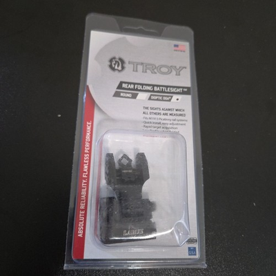 #ad #ad TROY BattleSight Di Optic Sight Picatinny Black Folding Rear SSIG DOA RFBL 00 $114.99