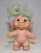 1960's Troll, 2 1/2Inch , hard rubber, amber eyes
