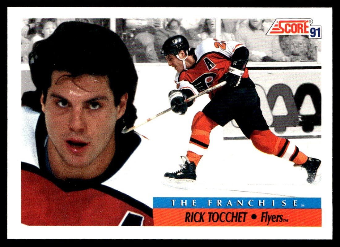 1991-92 Score American Rick Tocchet Philadelphia Flyers #9