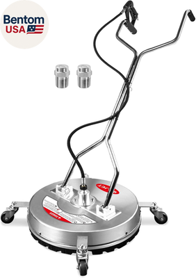 #ad 20quot; Pressure Washer Surface Cleaner with 4 Wheelsamp;Dual Handles 4500PSI Stainles $380.57