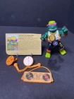VTG 1991 TMNT RAPPIN' MIKE 1991 100% COMPLETE  Rock N'Roll Ninja Turtle