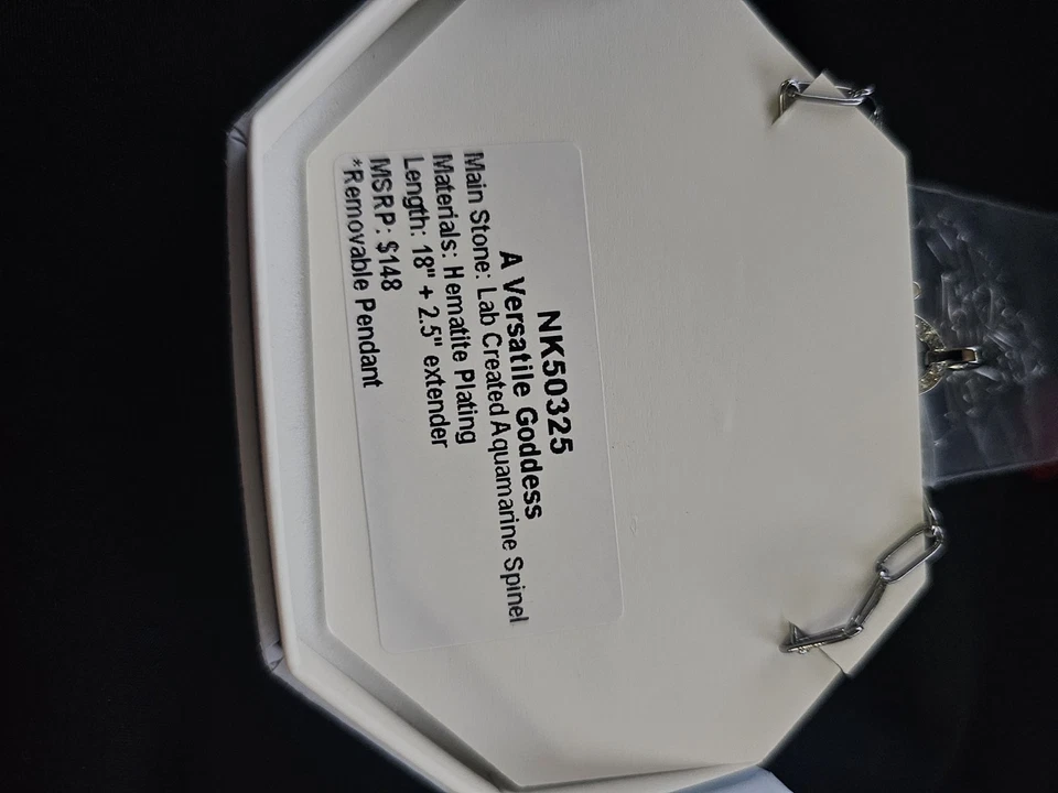 Collar anillo bomba fiesta una diosa versátil nk50325 hematita Foto 3 de 3