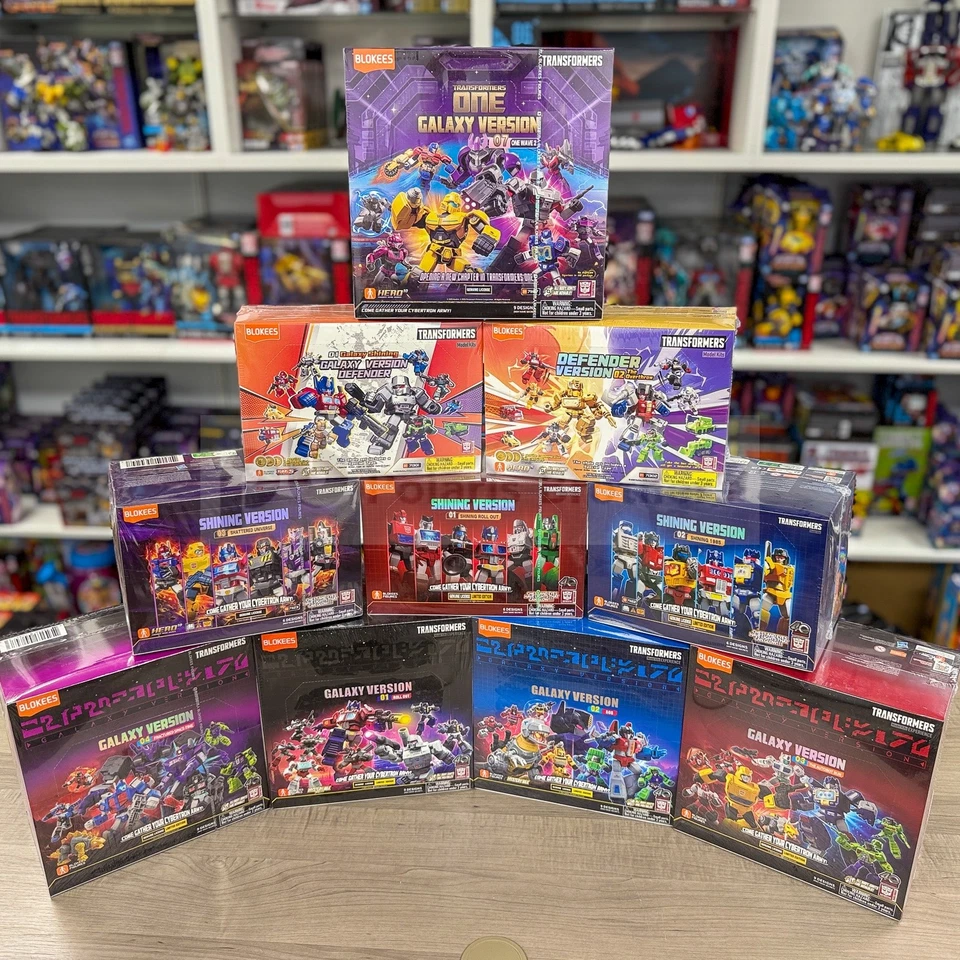 Blokees Transformers Sealed NIB Cases Galaxy, Shining, Defender, Golden Lagoon - Image 2 of 2