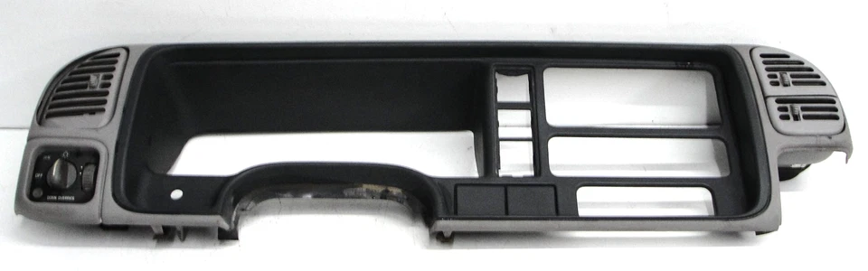 Chevy Tahoe Silverado Suburban dash cluster BEZEL TRIM SURROUND GREY 95-99 OEM - Image 4 of 4