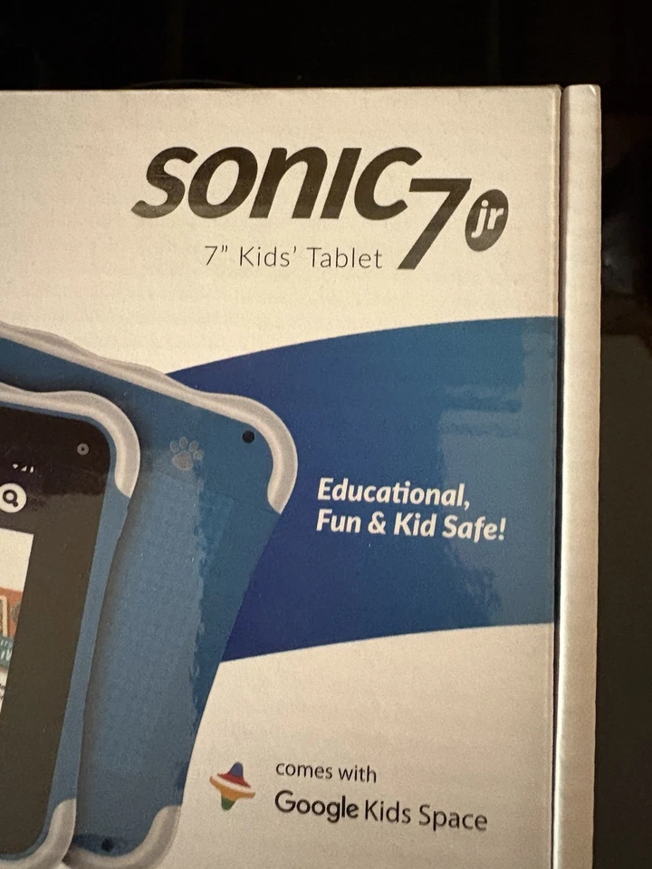 Supersonic 7" Kids Tablet with Bumpers Android 13 Blue New Unopened. - Image 2 of 4