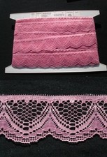 Flat Lace Dusty Pink 20 metres  251
