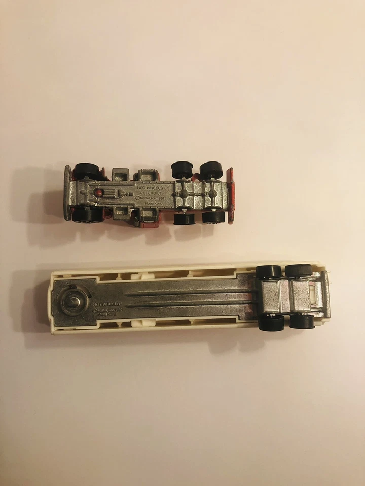 САМАЯ ДЕШЕВАЯ ЦЕНА Hot Wheels Peterbilt Грузовик Рулевая Установка Танкер Kenworth Красная Оболочка - Изображение 2 из 3