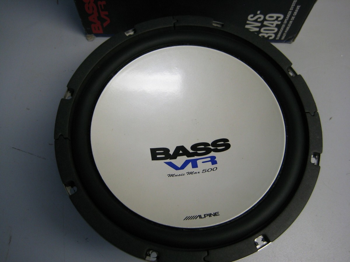 Speaker Ds18 Alpine Zr 12 Subwoofer SWR-254D ALPINE BASS ZR Series