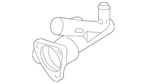 Carcasa del termostato para Ford Escape Fusion Milan 2005-2009 (P/N 2M2Z-8592-CD)