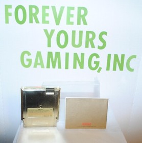 Legend of Zelda Gold Cart NES with Manual and protective Clear Case