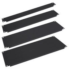 1U 2U 3U 4U Blank Panel Metal Rack Mount Flat Filler for 19" Server Rack Cabinet