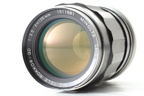 《Excellent++++ 》 Minolta MC Tele Rokkor-QD 135mm f3.5 MF Lens From Japan🚀🎁