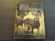 Edwin Bauer's Deer In The World hc 1st Print 1st ed 1983 Outdoor Life B ID:79130