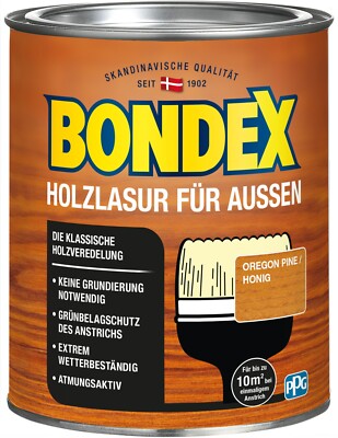 Bondex holzlasur außen oregon pine 0,75l Außen oregon pine 0,750 l