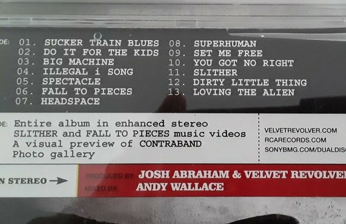 Contraband by Velvet Revolver DualDisc RCA Records High Resolution Audio/Video - Picture 6 of 6