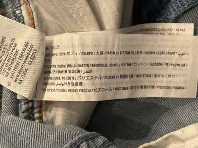 Hollister Jeans Womens 5R 26X25 Blue High-Rise Crop Super Skinny