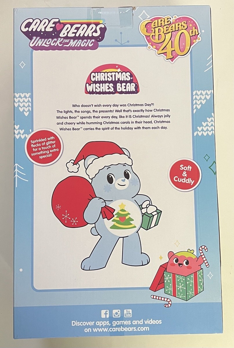 Christmas Wishes Care Bear Limited Edition 2022 40th Anniversary