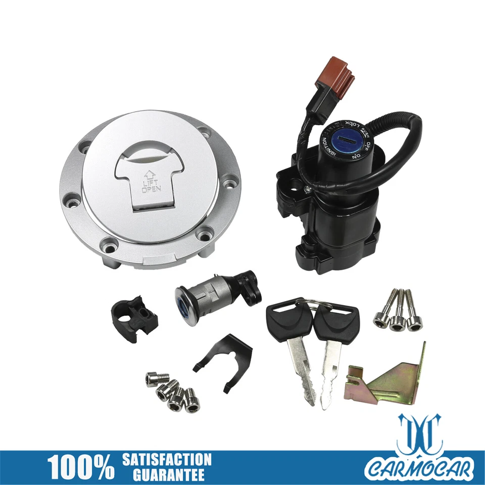 For Honda 2007-14 CBR1000RR CBR 600RR Ignition Switch Fuel Gas Cap Seat Lock Key Foto 2 de 4