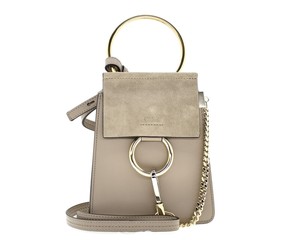 chloe faye small leather bracelet bag