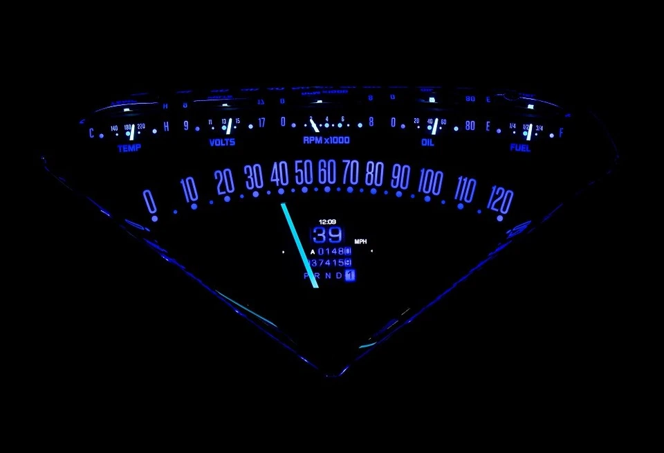 Dakota Digital 1955-59 Chevy Pickup Retrotech Sistema de Calibre Analógico RTX-55C-PU-X Foto 2 de 4