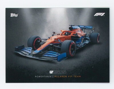 2021 Topps Formula Lights Out On Demand McLaren F1 Team
