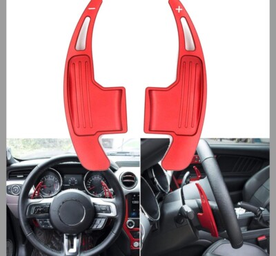 Xotic Tech Paddle Shifter Extensions, Steering Wheel Shift, Red Aluminum Metal,