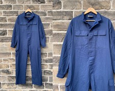 Vintage British Army Coveralls Ripstop Navy Blue - S M L