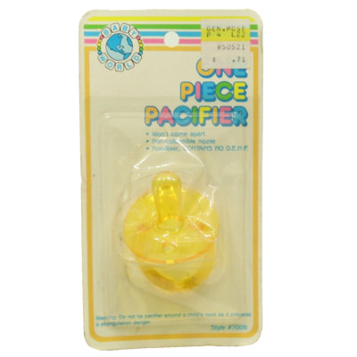 Vintage Baby World Pacifier Silicone Round Nipple USA Made