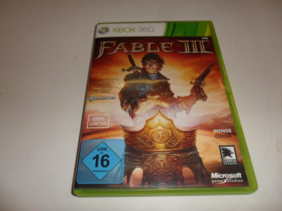 XBox 360  Fable III