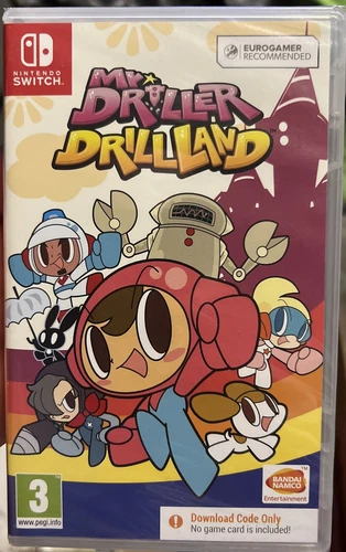 Nintendo Switch Mr. Driller Drillland (Code In A Box) (UK IMPORT) Game NEW