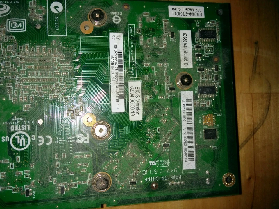 HP NVIDIA Quadro FX 1800 (FY946ET) 768MB GDDR3 SDRAM PCI Express x16 Graphics... - Image 4 of 4