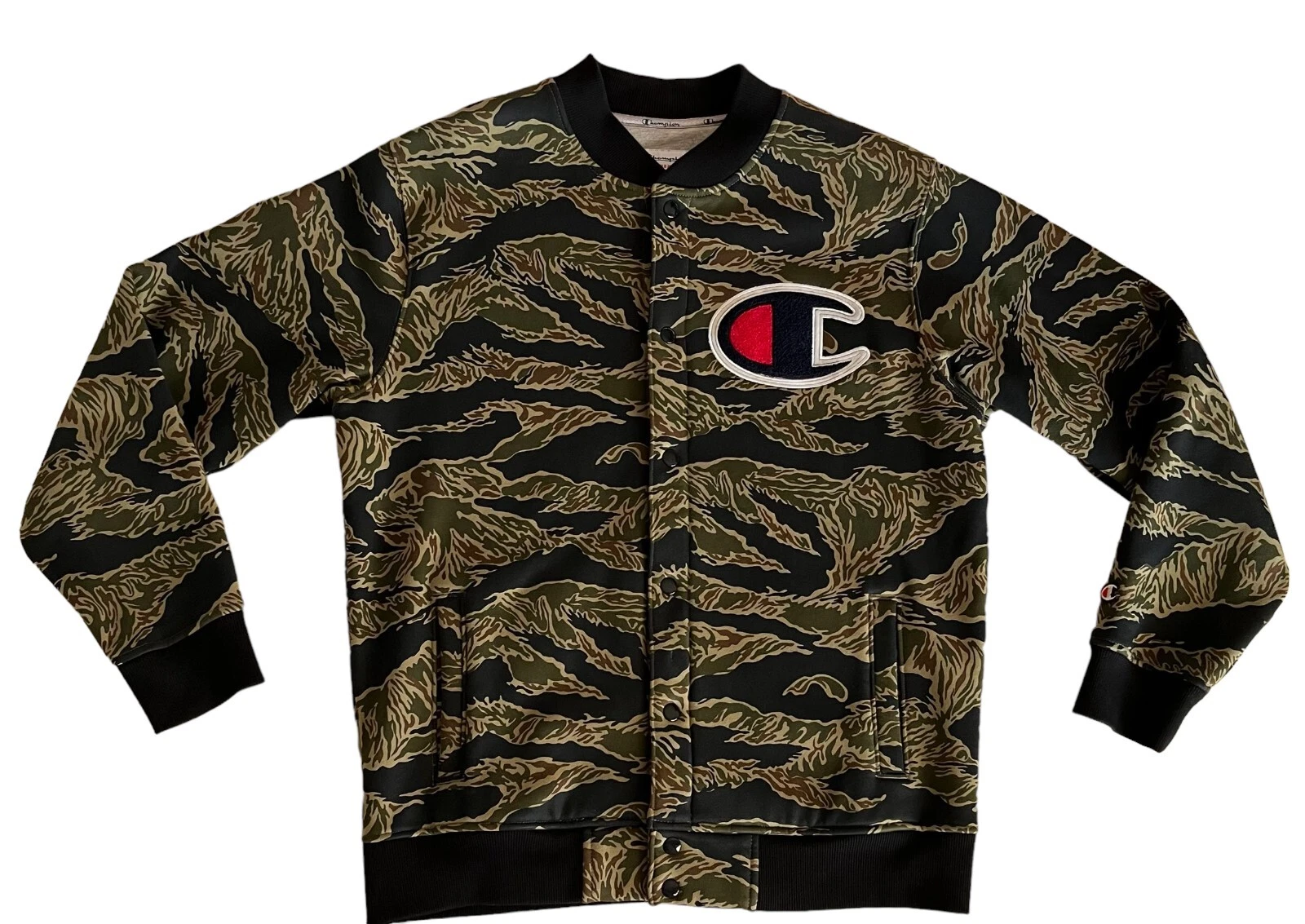 Supreme x Champion Jacket Tiger Camo   Small S  