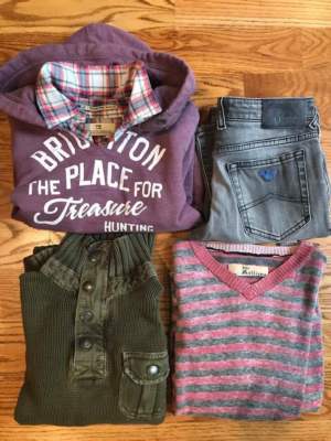 Boy's 4 Pcs designer lot Armani Jr., John Galliano, Scotch Shrunk, Ralph Lauren