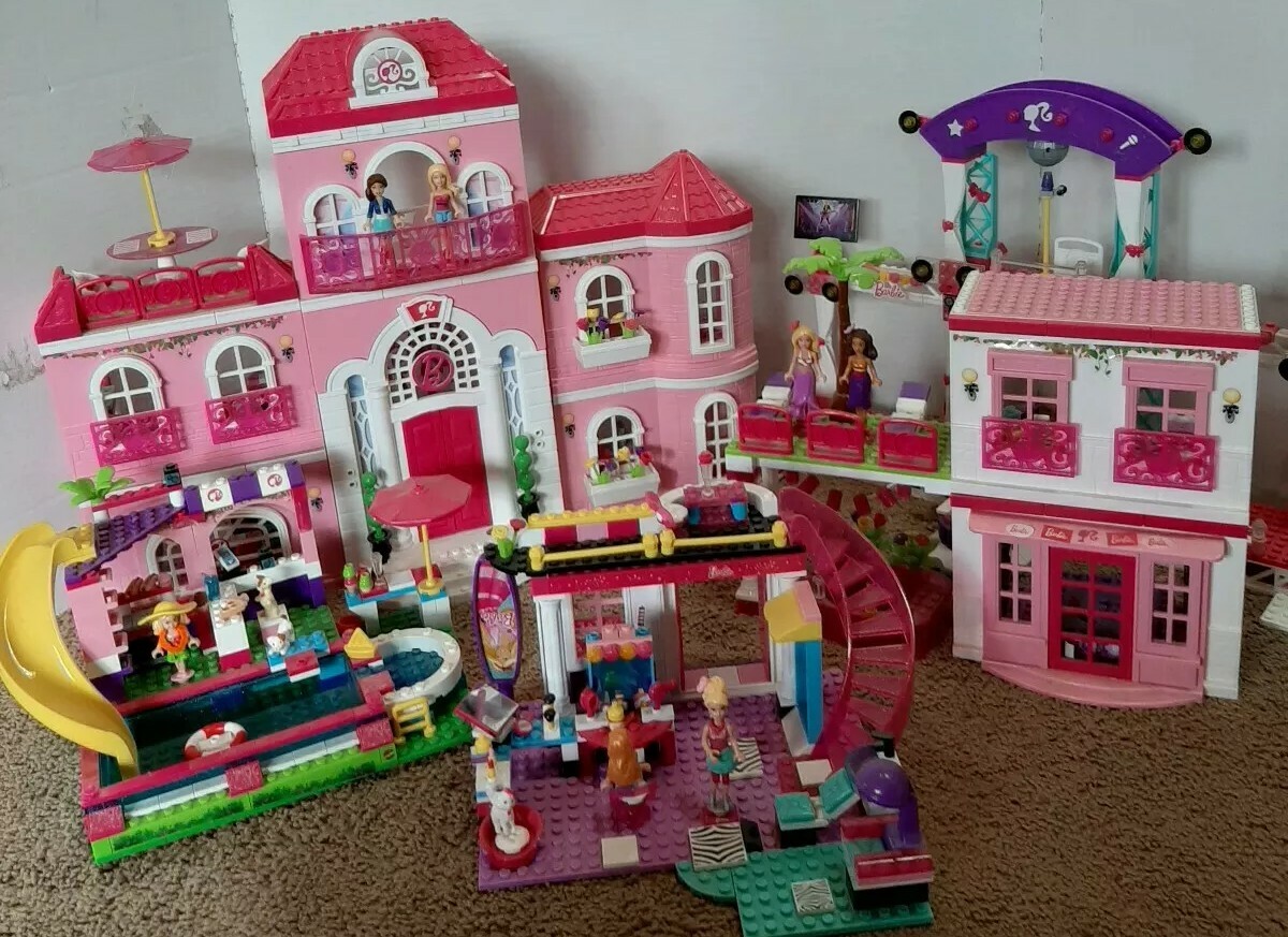 barbie lego pool