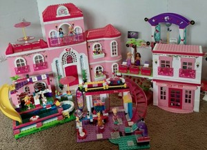 barbie games lego house
