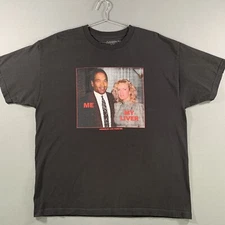 Assholes*s Live Forever Shirt Mens 2XL Graphic OJ Simpson Nicole Simpson