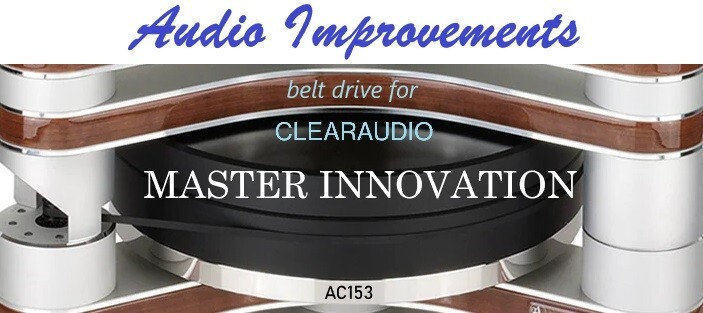CLEARAUDIO Master Innovation Flat Belt AC153 by Audio Improvements