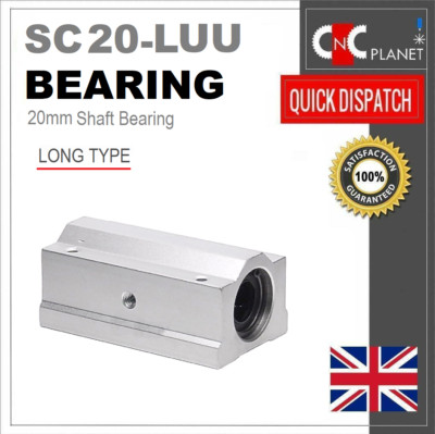 SC20LUU LINEARE BEWEGUNG 20 MM WELLE SCHIEBELAGERBLOCK 20 MM BOHRUNG SCS20LUU LÄNGER
