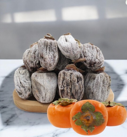 Organic Dried Persimmon (Hoshigaki) 1.1lb-500gr (Pack of 1) Daily