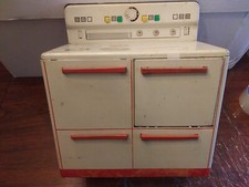 Vintage 1960s Wolverine Tin Litho Play Toy Stove/Oven