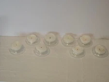 Unbranded Floating Candles and containers, Home Decor, White