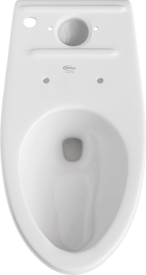 PROFLO PF1705HE Wall Mount Elongated Toilet Bowl Only White eBay