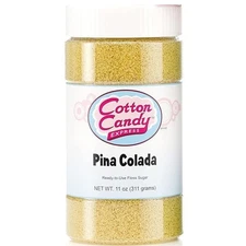 Cotton Candy Express PINA COLADA Floss Sugar Use Ice Cream, Drink, Popcorn 11oz
