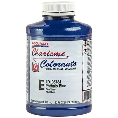 Accurate Charisma Colorants Phthalo Blue 32 oz Paint Tint/Toner/Pigment